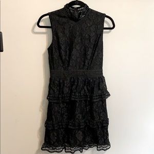 NWT CeCe Black Lace Dress